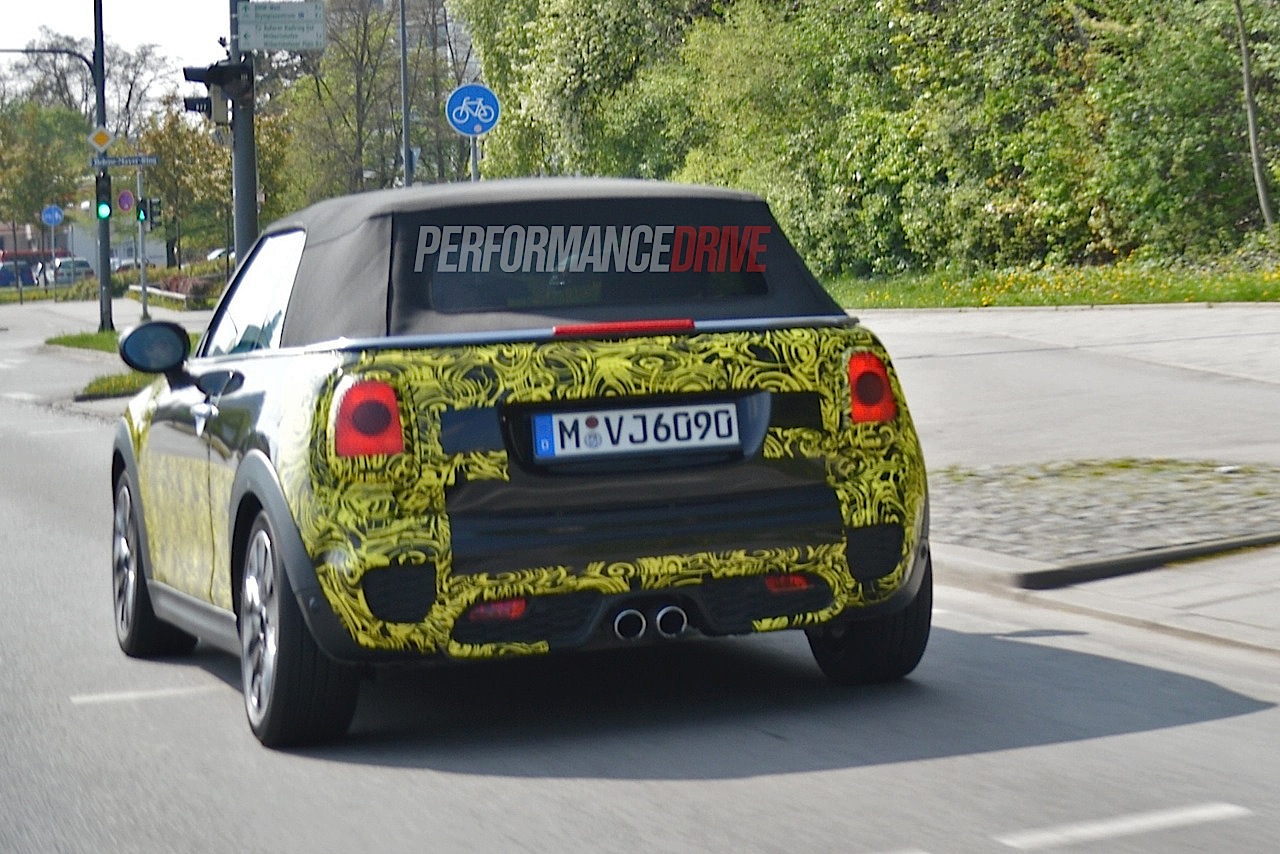 2015 MINI Cooper S Cabrio prototype spotted in Munich