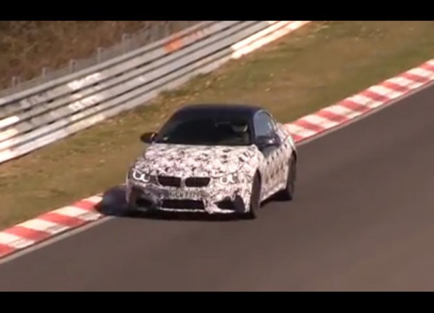 BMW M4 convertible prototype Nurburgring