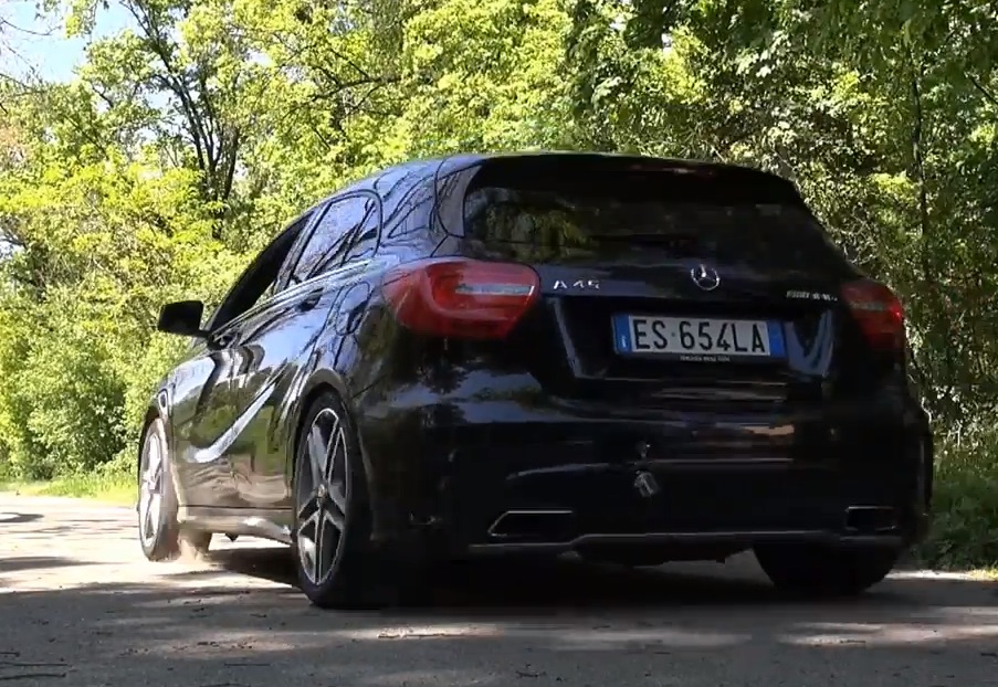 Cool demo of Mercedes-Benz A 45 AMG launch control