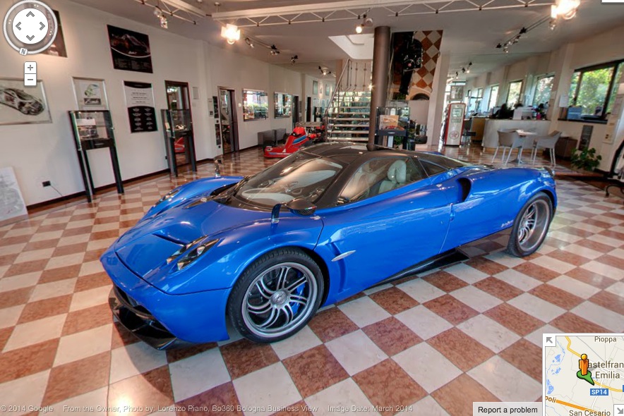 Pagani workshop in Modena added to Google Street View