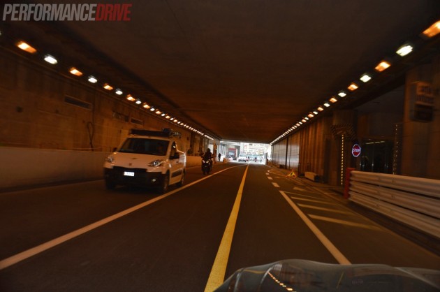 2014 Monaco Monte Carlo F1 track-tunnel
