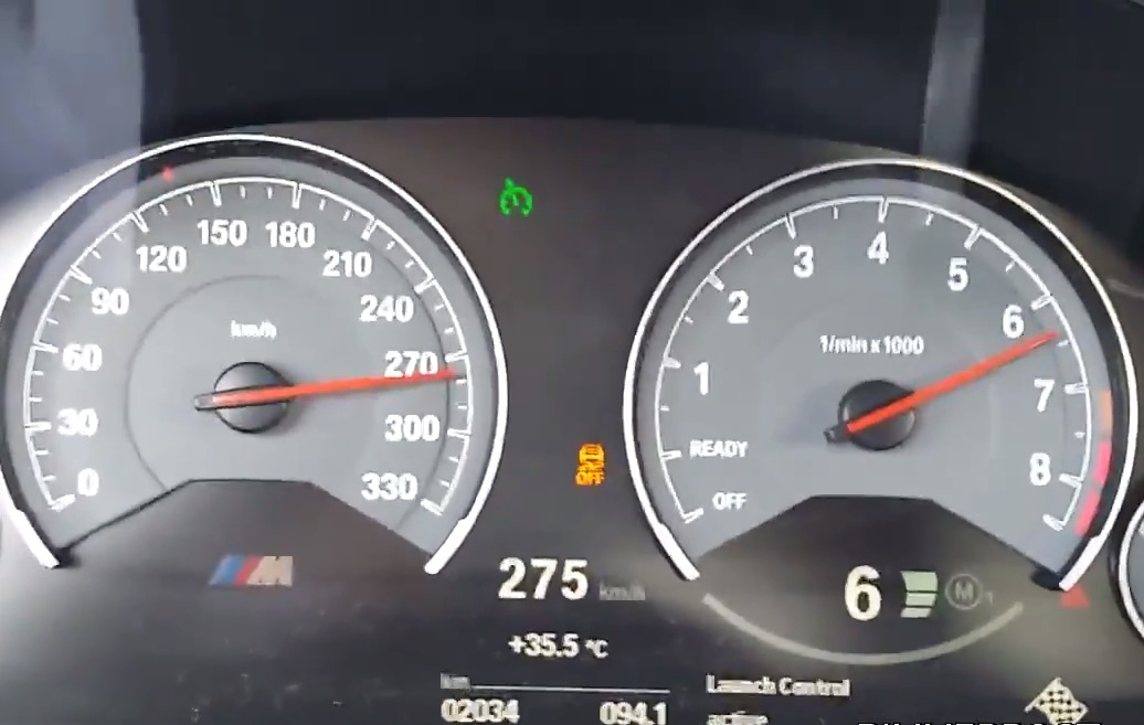2015 BMW M3 accelerating from 0-275km/h, first drive?