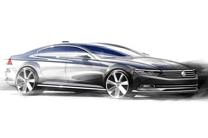 2015 Volkswagen Passat previewed in design sketches