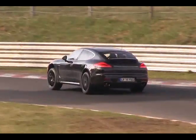 Porsche testing new V6 for next-gen Panamera? (video)