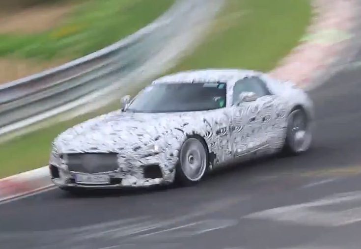 Mercedes-AMG GT prototype spotted at Nurburgring