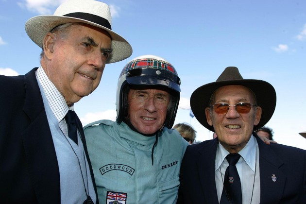 Sir Jack Brabham, Sir Jackie Stewart, Sir Stirling Moss