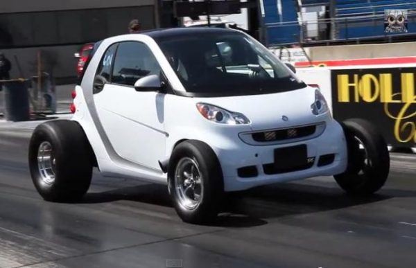 Smart Fortwo V8 drag car looks nuts – PerformanceDrive