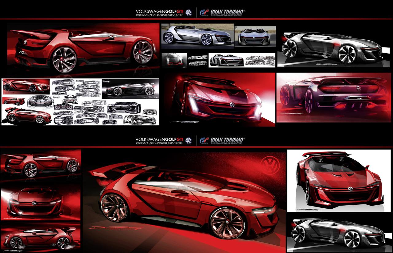 Outrageous VW GTI Roadster Vision Gran Turismo concept