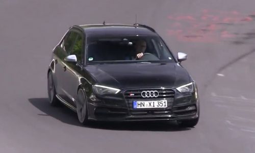 Video: 2015 Audi RS 3 spotted, screaming 5-cylinder engine?
