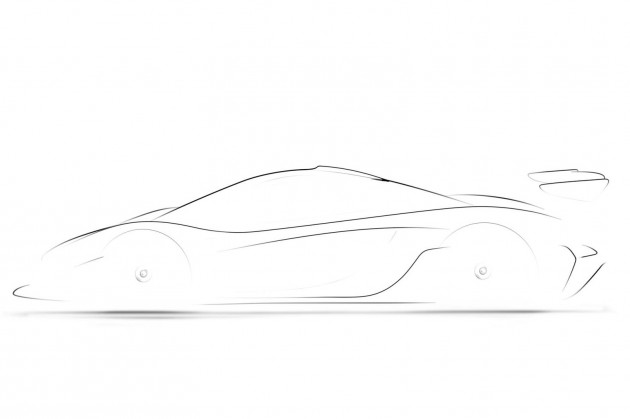McLaren P1 GTR sketch