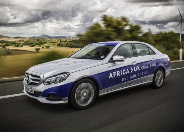 Mercedes-Benz E 300 BlueTEC Hybrid Africa to UK