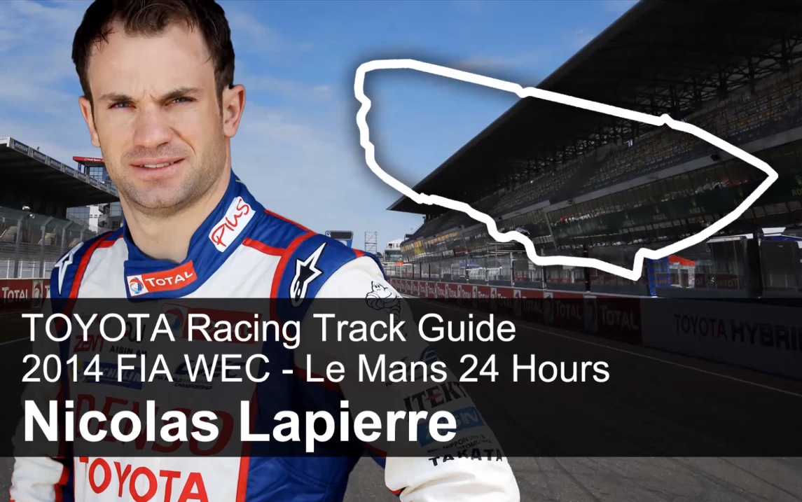 Toyota Racing Nicolas Lapierre outlines Le Mans circuit