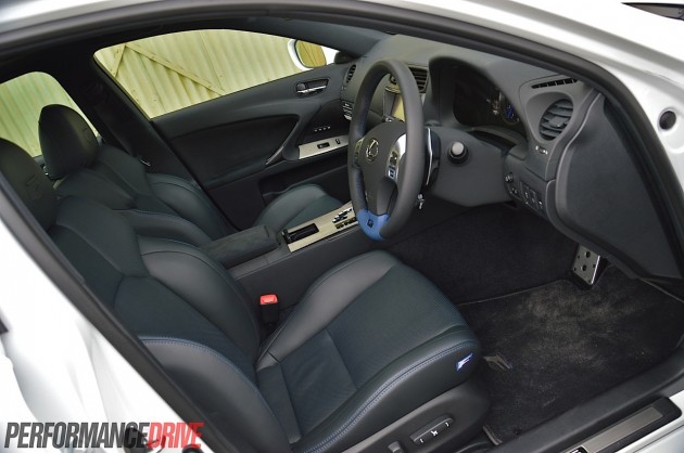 2014 Lexus IS F-front seats