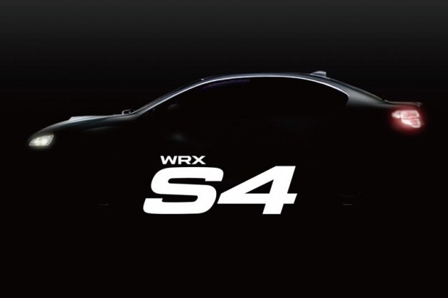 2014 Subaru WRX S4 teaser