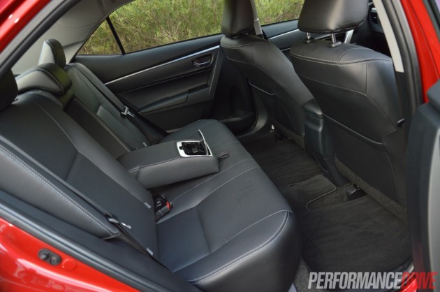 2014 Toyota Corolla ZR sedan-rear seats