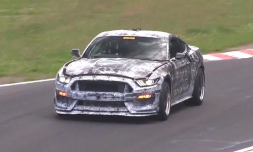 Video: 2015 Ford Mustang GT350 spotted