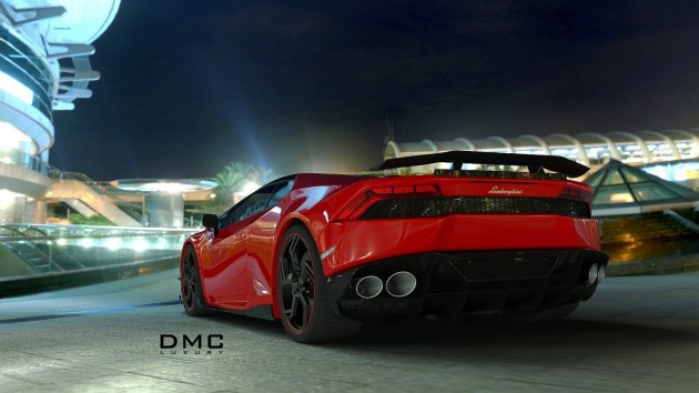 DMC Affari Lamborghini Huracan-rear diffuser