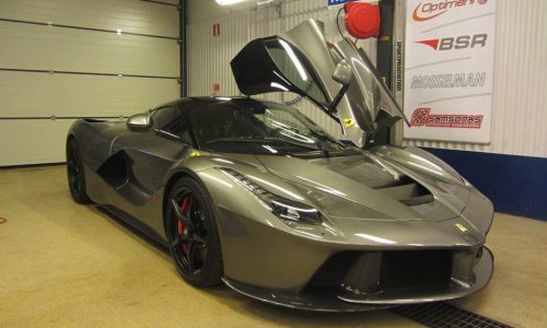 LaFerrari being tuned by JMB Optimering in Sweden