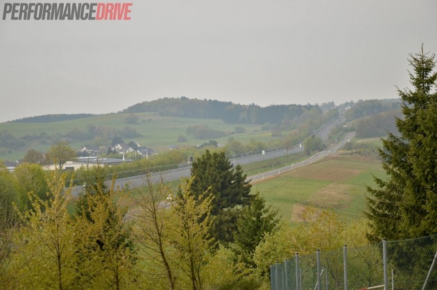 Nurburgring Nordschleife-view of main straight