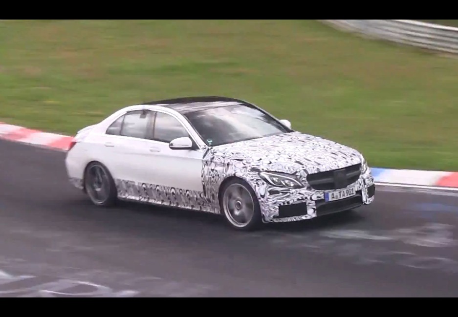 Video: 2015 Mercedes C 63 AMG spotted, drive mode testing?