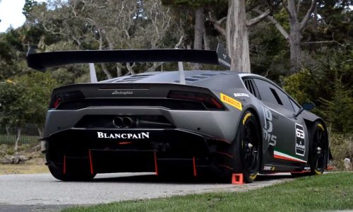 Video: Lamborghini Huracan Super Trofeo spotted