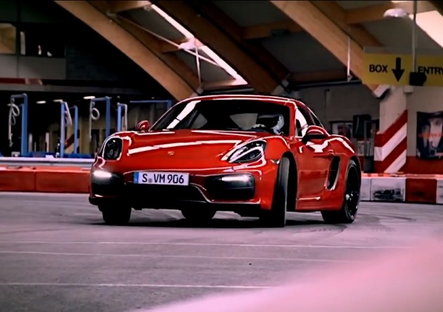 Porsche Cayman GTS go-kart track