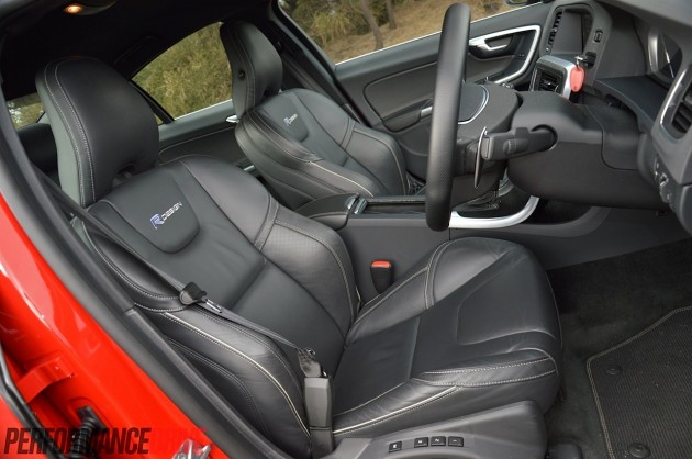 2014 Volvo S60 T6 R-Design-front seats