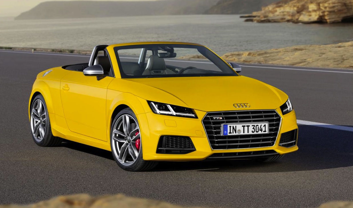 2015 Audi TT & TT S Roadster revealed; lighter, more powerful