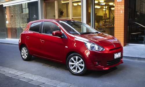 2015 Mitsubishi Mirage hatch on sale from $11,490