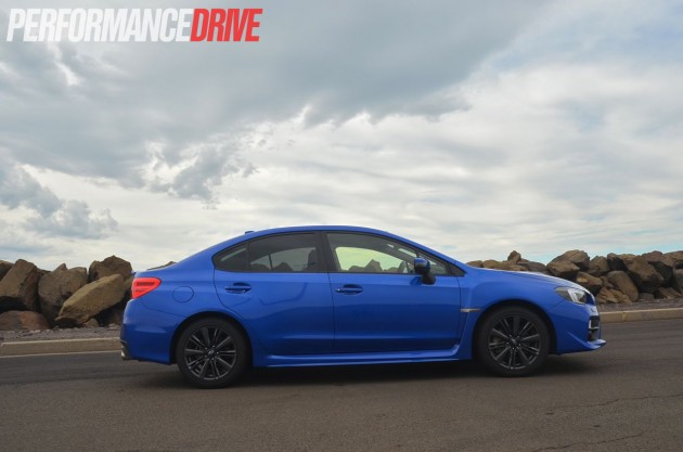 2015 Subaru WRX Premium side exterior