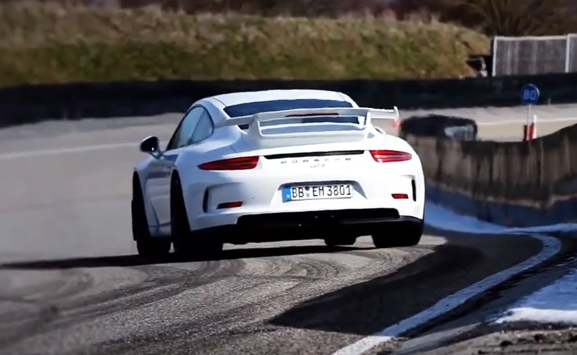 991 Porsche 911 GT3 track performance; detailed