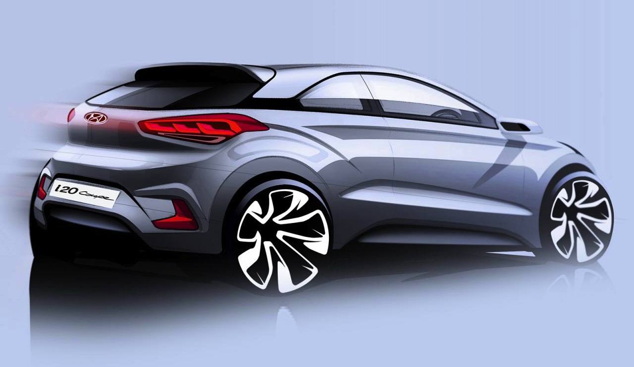 Hyundai i20 Coupe previewed, new sporty three-door