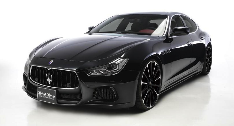 Wald announces stealthy Black Bison kit for Maserati Ghibli
