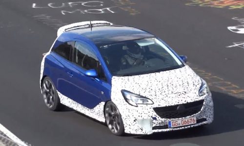 Video: 2015 Opel Corsa OPC spotted at Nurburgring