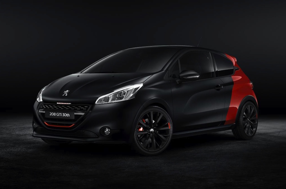 Peugeot 208 GTi 30th Anniversary edition unveiled at Paris