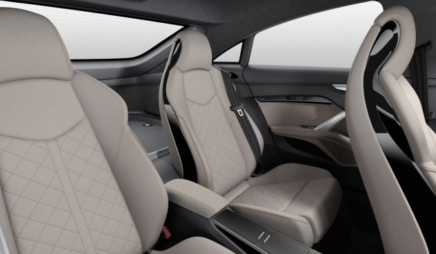 Audi TT Sportback concept rear seats
