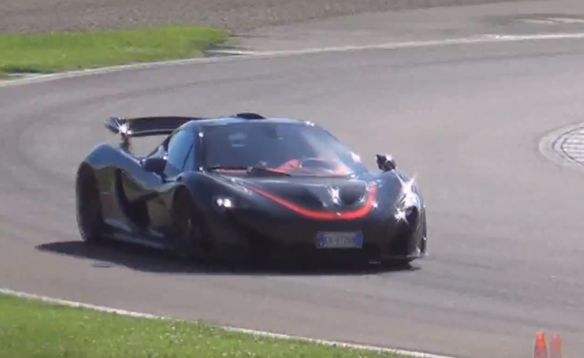 Video: McLaren P1 ‘MSO’ spotted at Ferrari’s test track