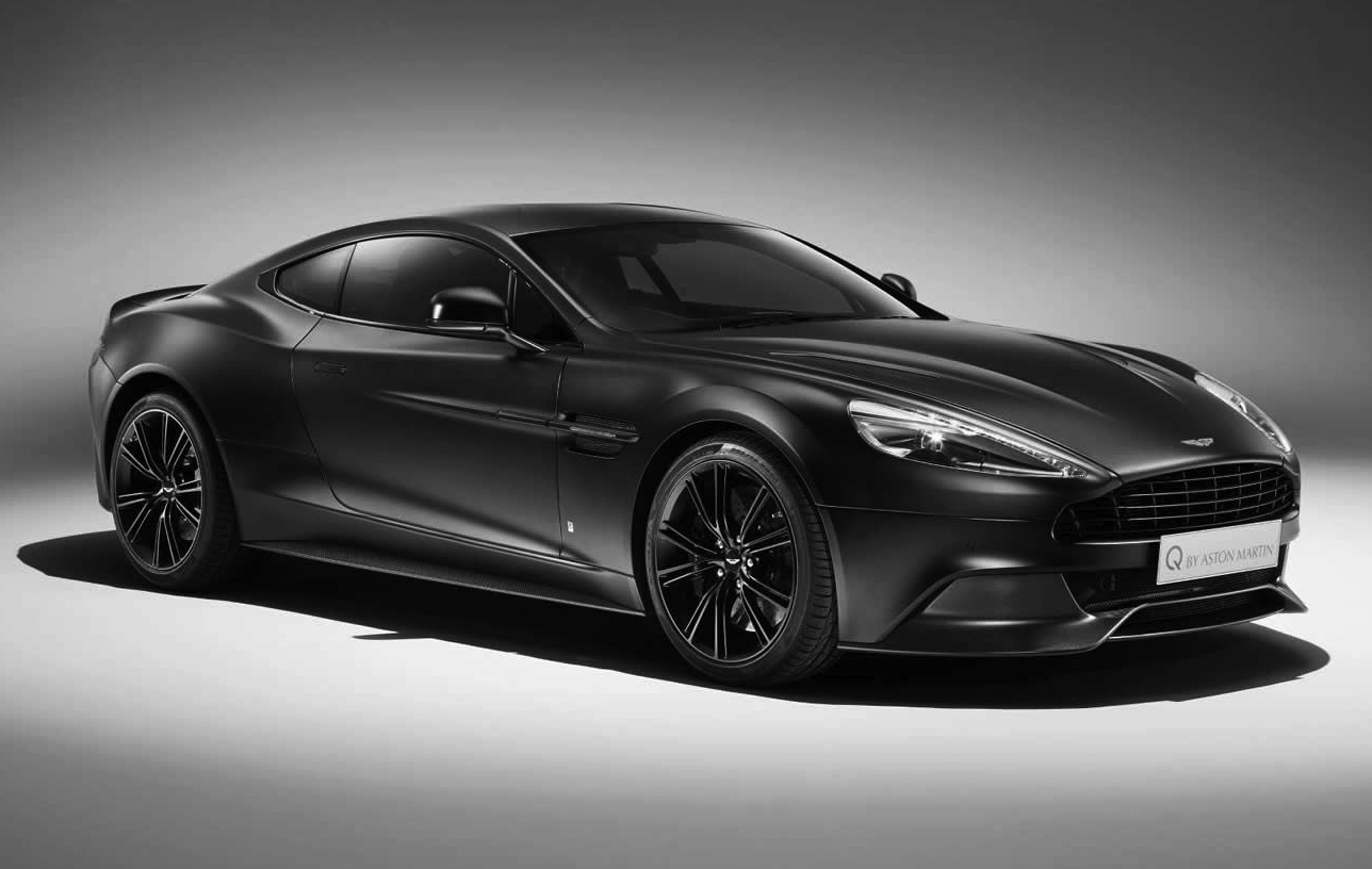 Q by Aston Martin reveals satin black Vanquish Coupe