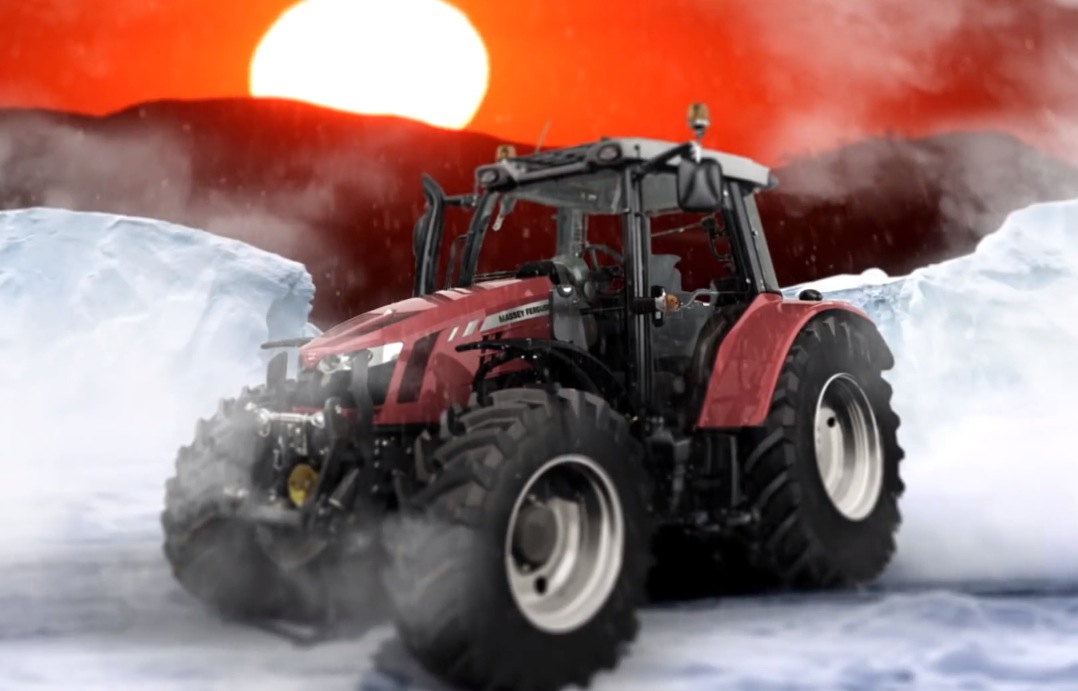 ‘Tractor Girl’ on her way to South Pole in Massey Ferguson MF 5610