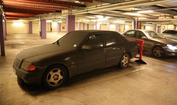 £14,235 parking fee for abandoned Mercedes C-Class left for 3 years