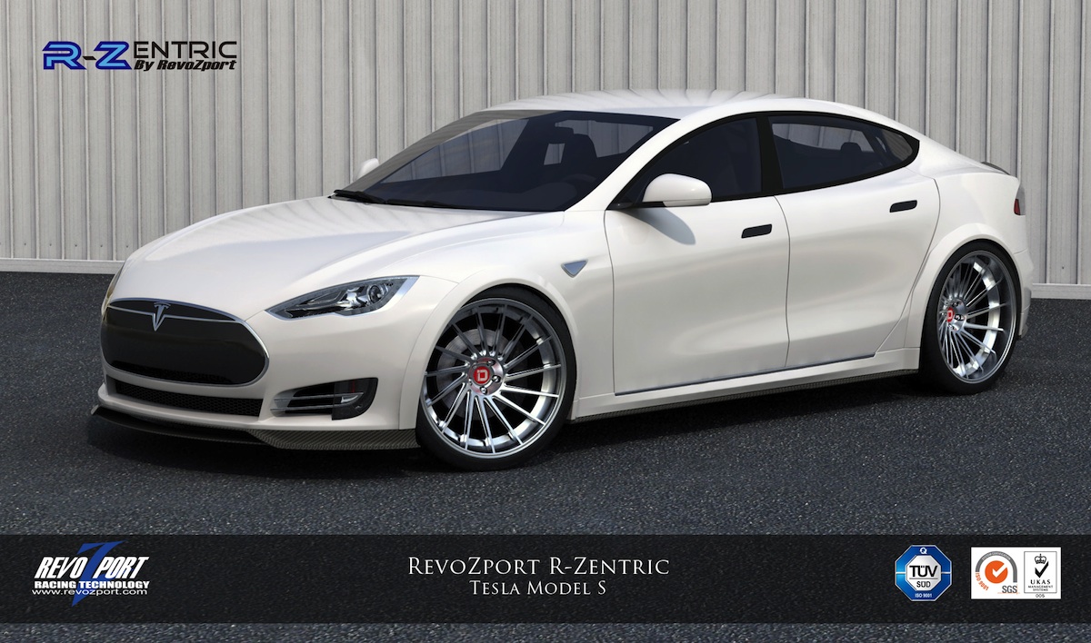 RevoZport R-Zentric aerokit developed for Tesla Model S