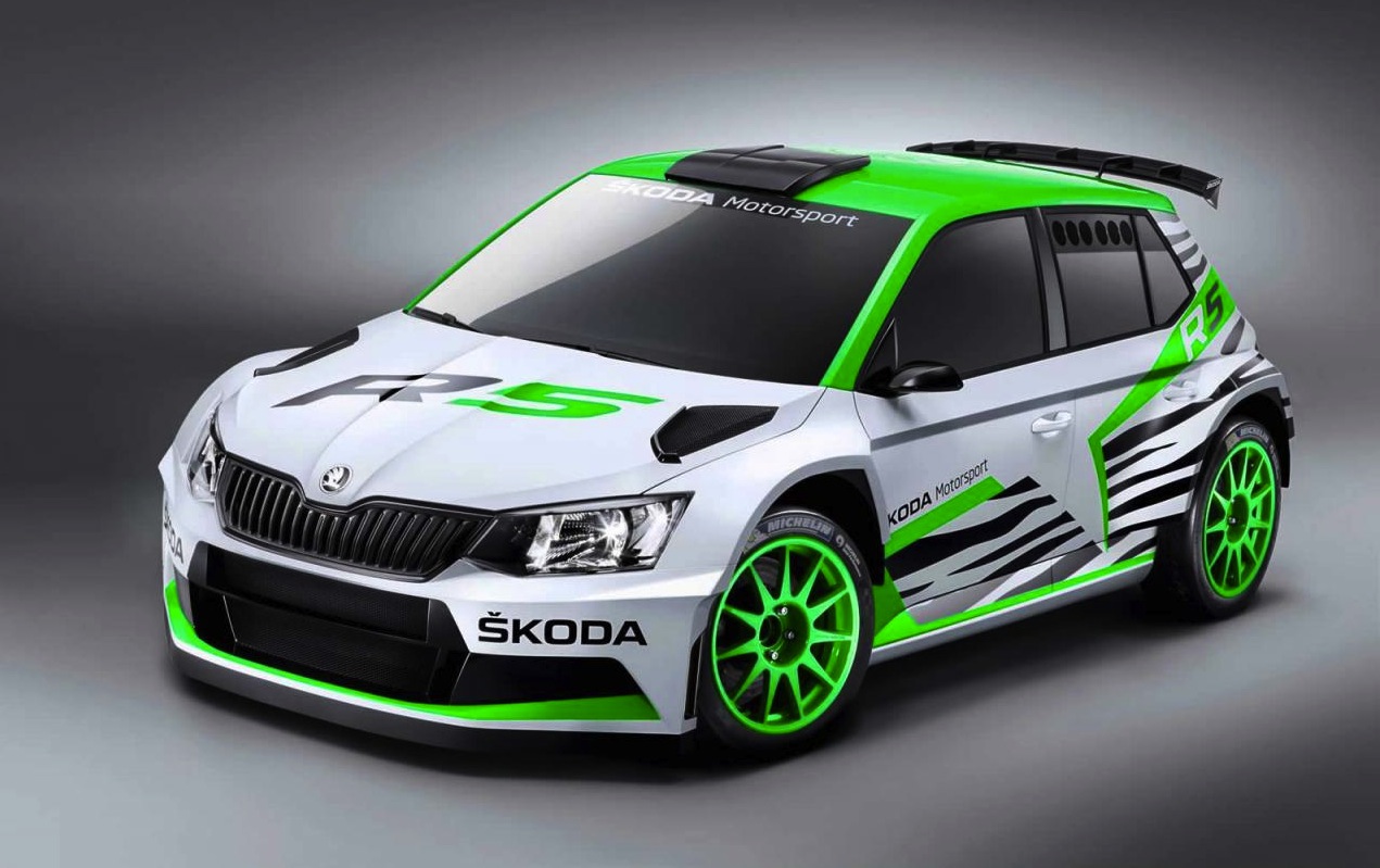 Skoda Fabia R5 concept previews 2015 WRC 2 rally car