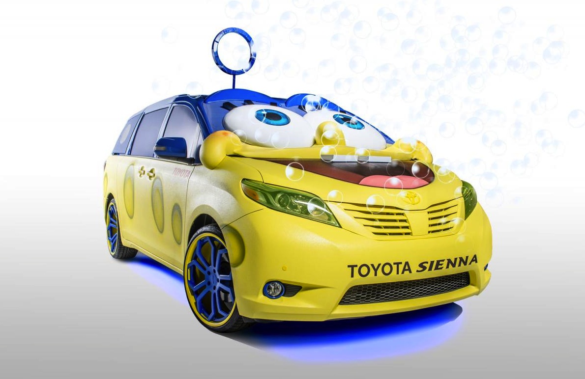 Toyota and Nickelodeon team up for SpongeBob Sienna