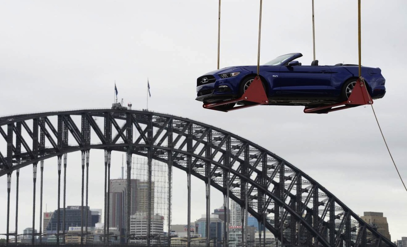 2015 Ford Mustang used for New Year’s celebrations in Sydney