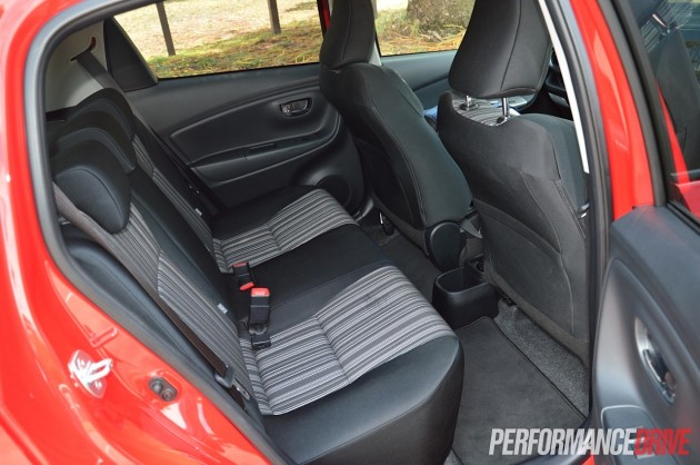 2015 Toyota Yaris ZR-rear seats