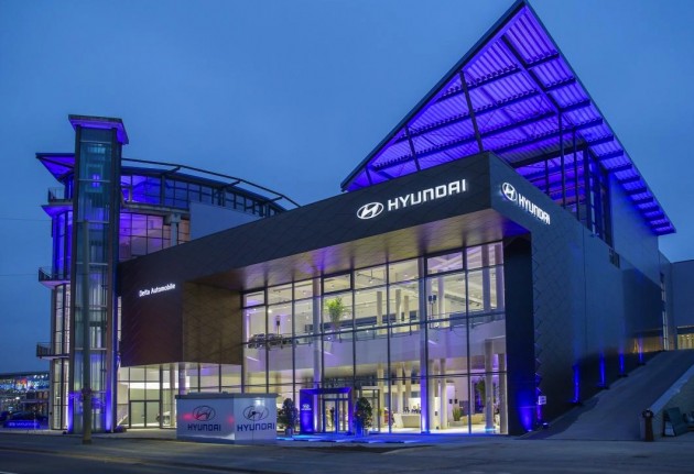 Hyundai showroom Frankfurt