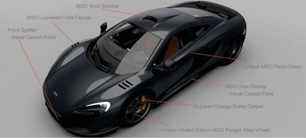 McLaren 650S MSO Limited Edition-roof