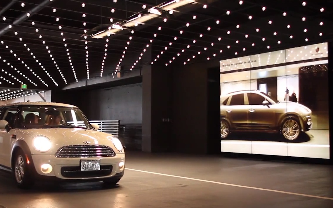 Porsche shows off Macan ‘Magic Mirror’ at Westfield shopping centre