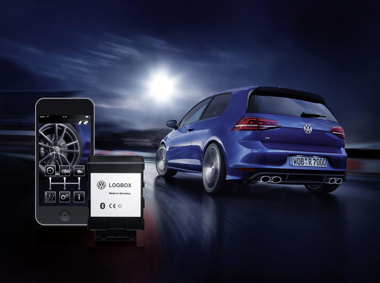 LogBox and Race App announced for Volkswagen Golf R (video)