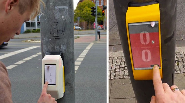 Streetpong ‘ActiWait’ entertains pedestrians in Germany